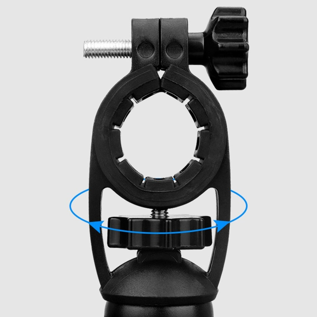 Handyhalterung Fahrrad | 360 Drehung Rutschfest Stoßfest | Für Mountainbike & E-Bike Fahrer | Bicycle Phone Holder Black